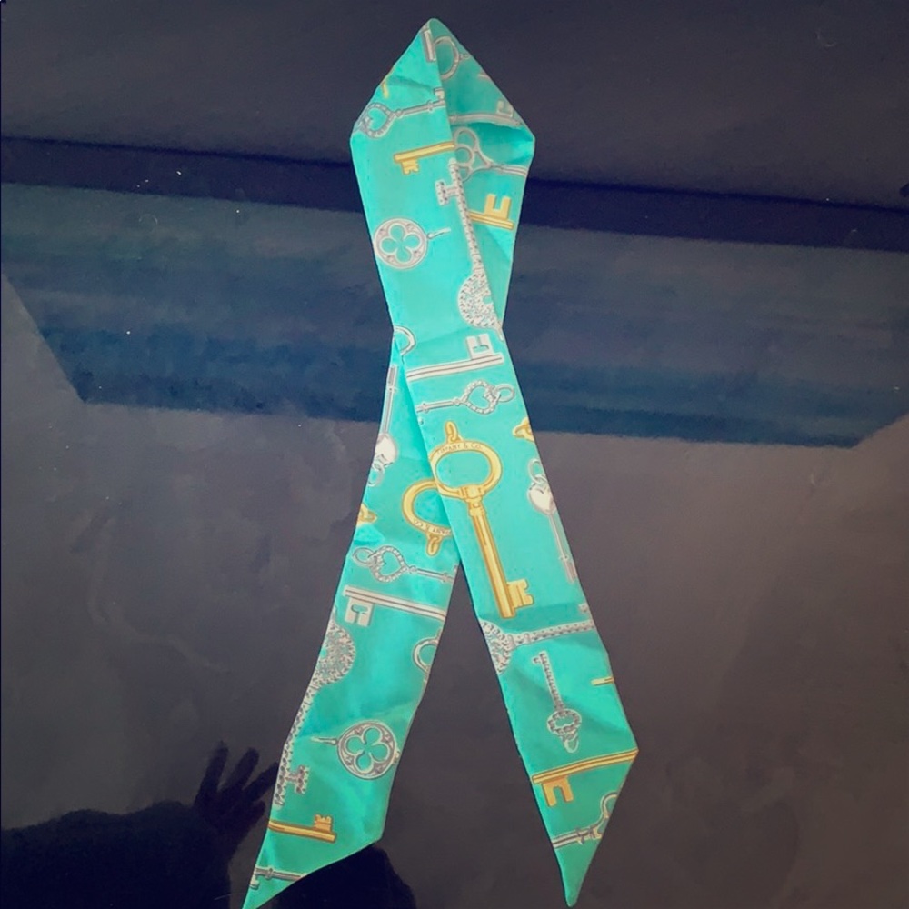 Tiffany and Co silk scarf